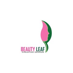 beauty salon logo design icon template