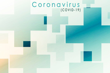 Turquoise background for design with the inscription 