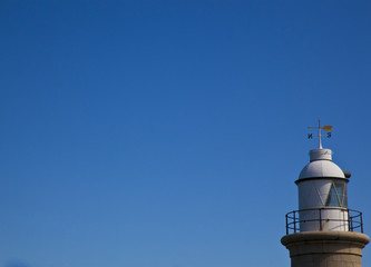lighthouse with blue sky