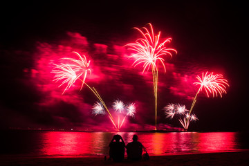fireworks in pattaya 2020