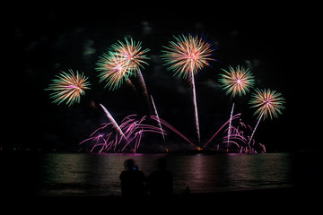 fireworks in pattaya 2020