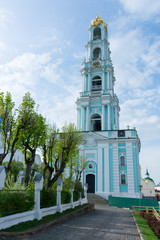 Fototapeta premium Holy Trinity Sergius Lavra in Sergiev Posad. The Building Of The Bell Tower