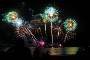 fireworks in pattaya 2020