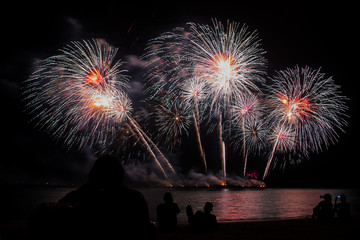 fireworks in pattaya 2020