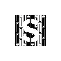 SS S logo design icone
