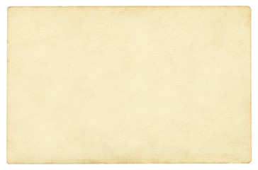 Vintage paper background isolated - (clipping path included) 