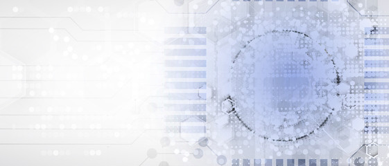 Technology data background, idea of global business solution