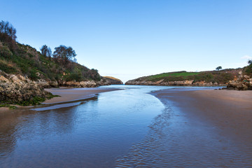 Fototapeta premium Playa de Póo en Llanes, Asturias