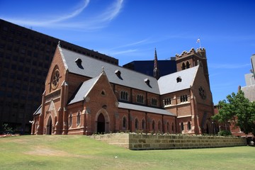Fototapeta na wymiar Perth Cathedral, Australia
