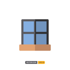 window icon isolated on white background. for your web site design, logo, app, UI. Vector graphics illustration and editable stroke. EPS 10.