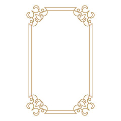 Vintage frame border. Decorative frames. Border for greeting card or other design. Vector.