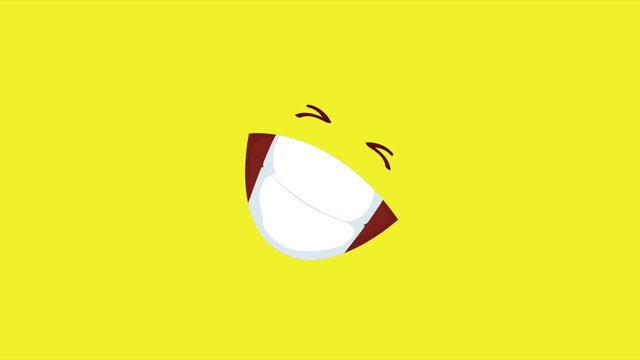 april fools day card with smile face