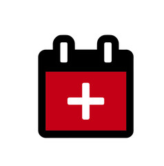 first aid kit isolated on white background