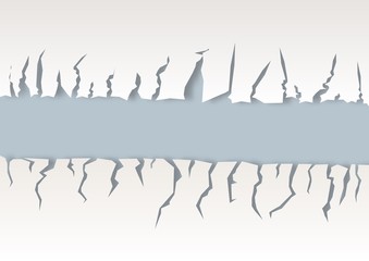 Breaking cracked wall surface background destruction decoration design