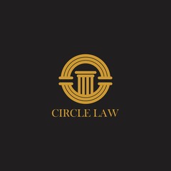 Law Firm Logo Design. Icon law firm vector