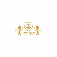 Law Firm Logo Design. Icon law firm vector