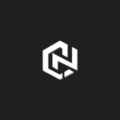 Letter C and N Building logo vector