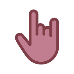 Fototapeta premium Rock and roll hand