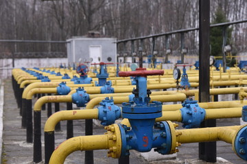 Derzhiv natural gas pump station, Lviv region, Ukraine. 
