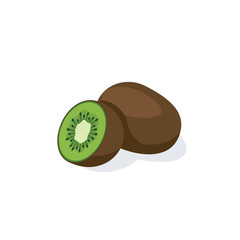 Obraz premium Kiwi vector 3d isometric, color web icon, new flat style. Creative illustration design, idea for infographics.