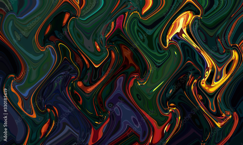 Poster color background design. abstract geometric background with liquid shapes. dark background design fo