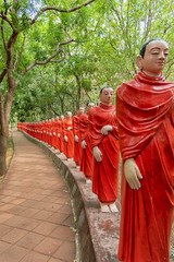 Temple of 500 Arhats (Arahants) in Nellikulama, Anuradhapura, Sri Lanka