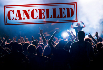 Concert cancelled because of Coronavirus outbreak