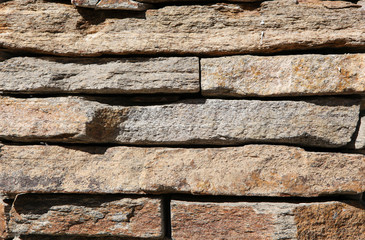 Image Of Stone Tilled Wall Texture Background.