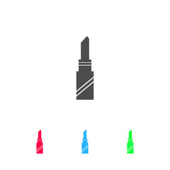 Obraz premium Pomade lipstick icon flat.