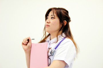 女性　ドクター　医師　看護師　検査