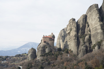 Fototapeta na wymiar Monastery on the rock