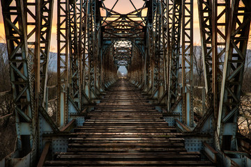 Old railway bridge - Powered by Adobe