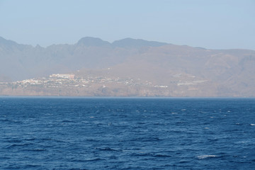 Fototapeta na wymiar San Sebastian city, La Gomera island, Canary islands, Atlantic ocean, Spain