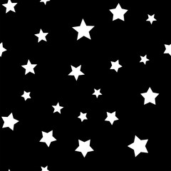 Stars seamless pattern. Star texture background.