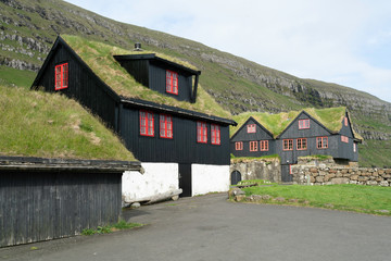 Kirkjubøur (Danish: Kirkebø) is the southernmost village on Streymoy, Faroe Islands. The village is located on the south-west coast of Streymoy and has a view towards the islands Hestur and Koltur