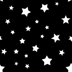 Stars seamless pattern. Star texture background.