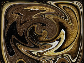 Spinning modern art digital painting