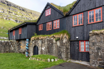 Kirkjubøur (Danish: Kirkebø) is the southernmost village on Streymoy, Faroe Islands. The village is located on the south-west coast of Streymoy and has a view towards the islands Hestur and Koltur