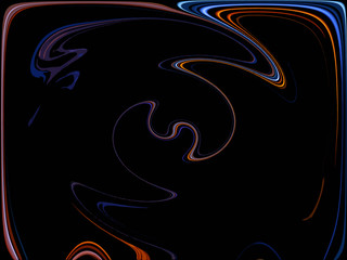 Obraz premium Spinning modern art digital painting