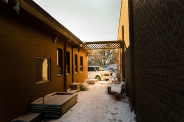 The Side Ally in the Late Evening