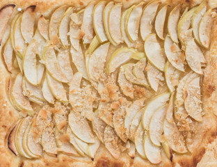 apple pie on the table