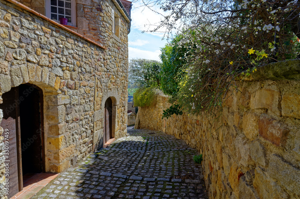 Canvas Prints village de montpeyroux, puy de dôme, auvergne, plus beau village de france