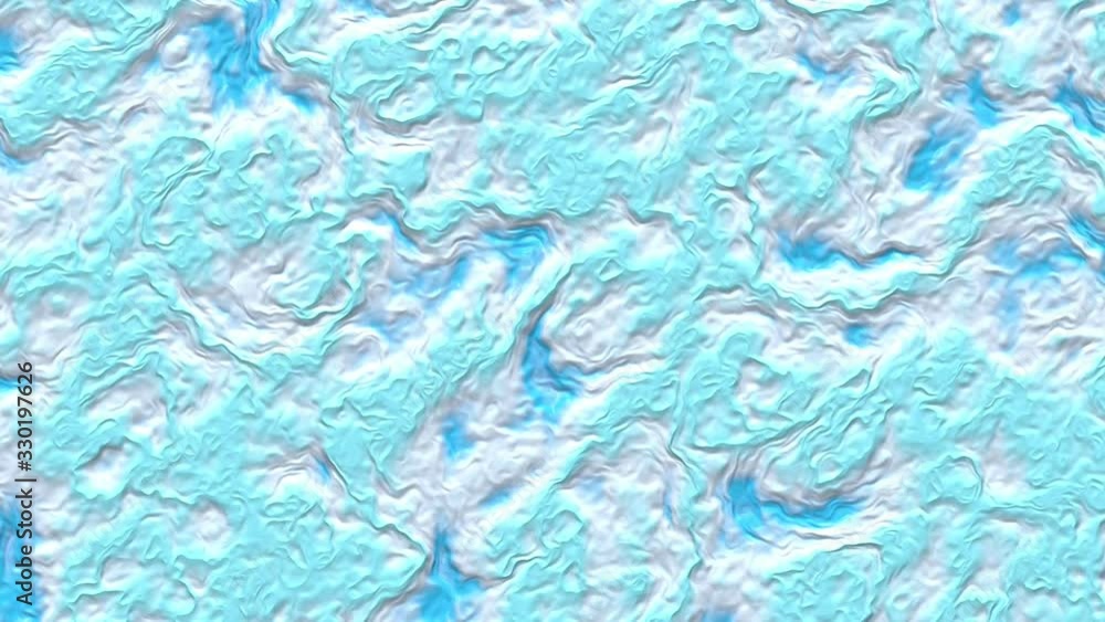 Poster liquid paint looping animated background. fluid flowing wavy texture, 3d render dynamic wallpaper. s