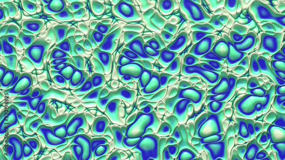 Poster liquid paint looping animated background. fluid flowing wavy texture, 3d render dynamic wallpaper. s