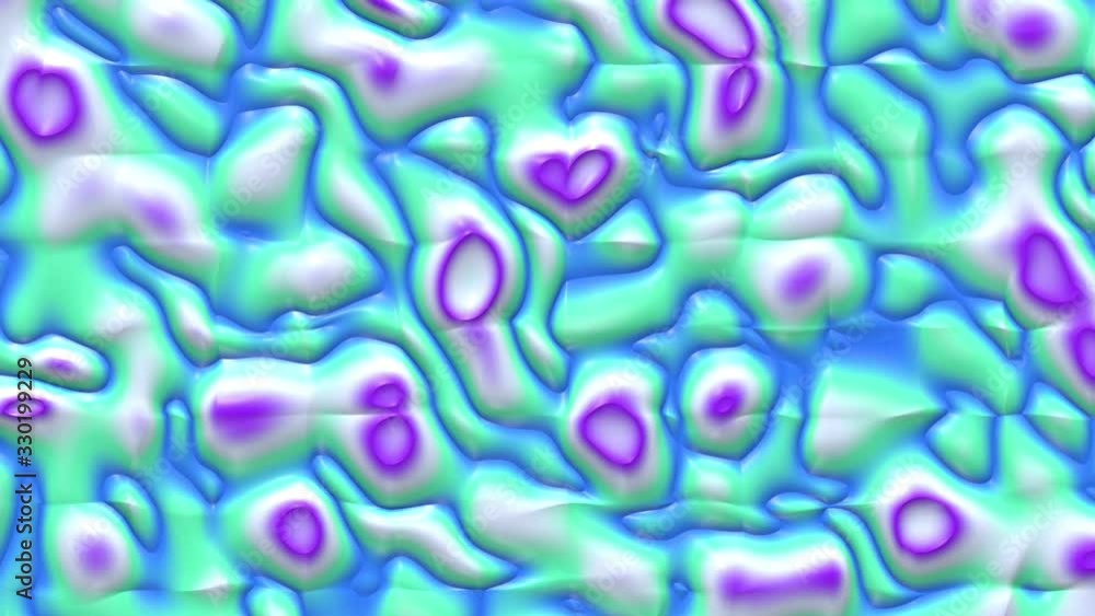 Poster liquid paint looping animated background. fluid flowing wavy texture, 3d render dynamic wallpaper. s