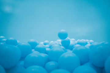 Blue balloons pool