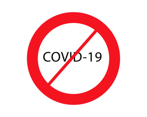 Stop coronavirus. Pandemic medical concept with dangerous cells.Vector illustration