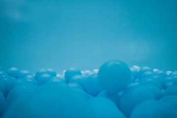 Blue balloons pool