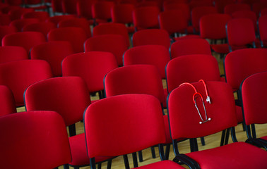 Obraz premium Cancelled events background. Avoid Covid-19 and Coronavirus outbreak concept.