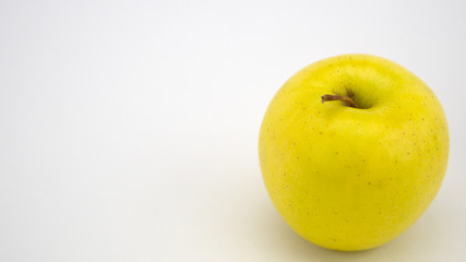 appetizing fresh fruit apples on a white background